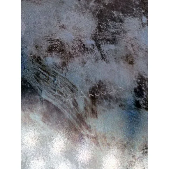 Vintage Dessert Bread Plate Wm. A. Rogers 6" Silverplate Monogrammed “K” Tarnish - Picture 10 of 13